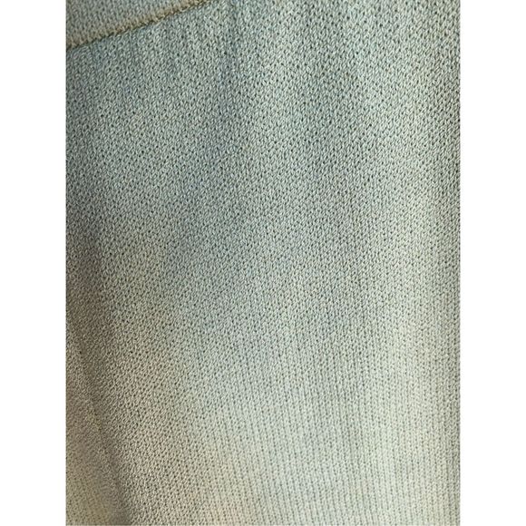 St. John Light Green Knit Wide Leg Pants Size 4 - Picture 10 of 10